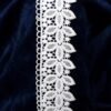Premium White Leaf Motif Cutwork Lace