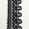 Elegant Black Gimp Braid Crochet Lace Trim
