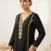 Light Gold Golden Teardrop Crystal Work lace