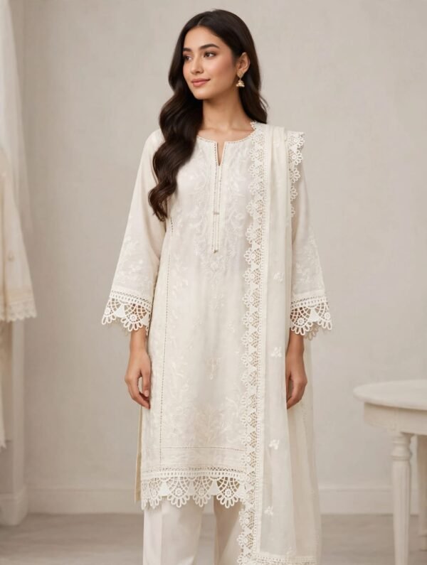 6.jpg Premium White Scalloped Cutwork milky Lace