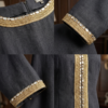 Matt gold mirror thin lace