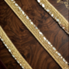 Matt gold mirror thin lace