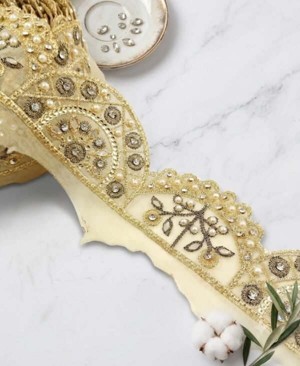 IMG-20260702-WA0003.jpg Golden color fancy scallop cutwork lace