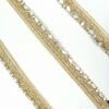 Matt gold mirror thin lace