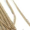 sleek single line rose gold stone lace