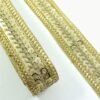 Light Gold Premium Fancy Laces, Sequined Borders & Bridal Trims