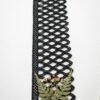 Modern Black Fishscale Netting Embroidered milky Lace Trim