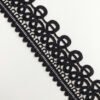 Elegant Black Gimp Braid Crochet Lace Trim