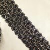 Heavy Black Golden Work Sequin Border Trim for Sarees & Lehengas