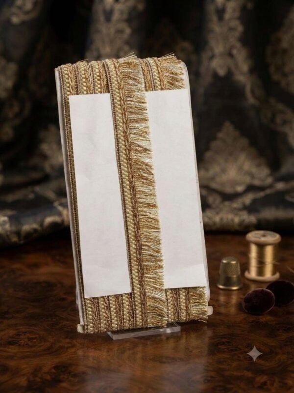 Double color copper and light Golden kashee's kiran lace