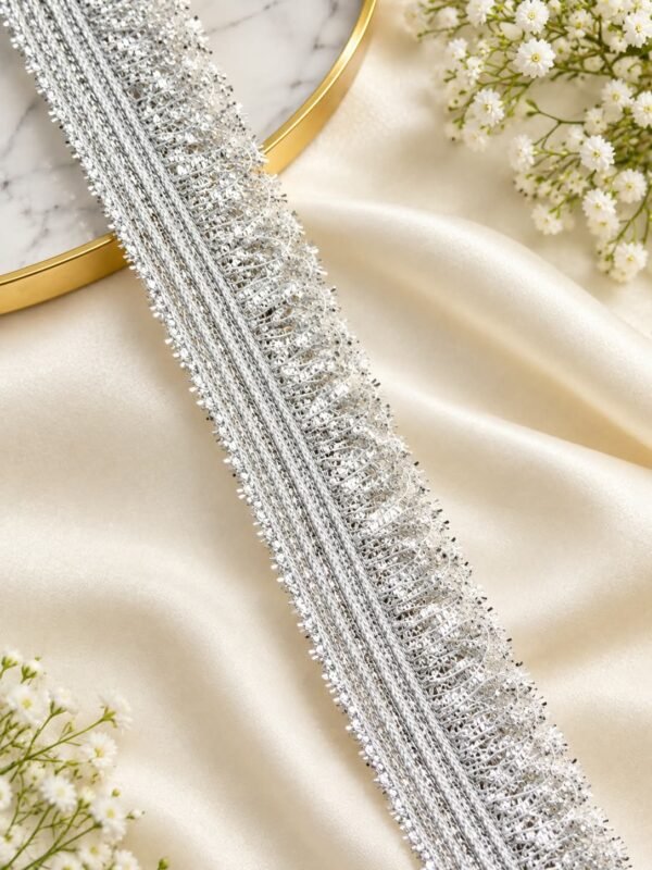 Silver kashee's kiran lace