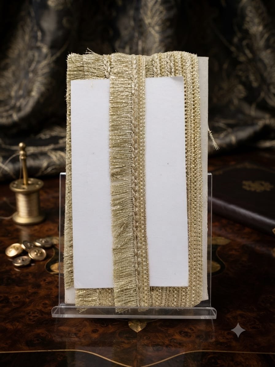 Light golden glitter kashee's kiran lace